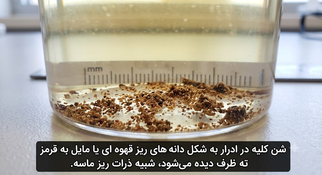 عکس شن کلیه